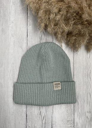 Брендовая двойная шапка wedze на 7-12 лет
