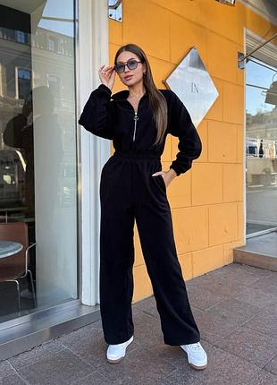 Флисовый комбинезон шоколад серый белый черный