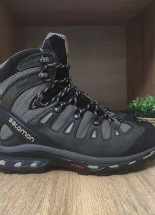 Salomon quest 4d / gore tex / трекінгові черевики / ботинки / 40