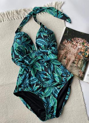 Суцільний купальник злитий купальник з утяжкою f&f