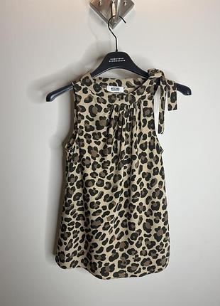 Леопардовий топ moschino xs-s