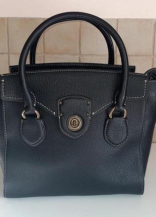Сумка как новая номерная кожa saffino ralph lauren