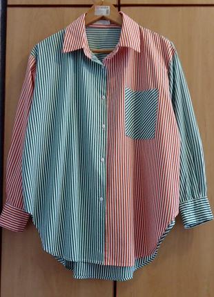 Cупер брендова сорочка блуза блузка бавовна р. 46-50