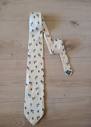 Итальянский шелковый галстук/ галстук beaufort из натурального шелка/ галстук/ воздушный шар