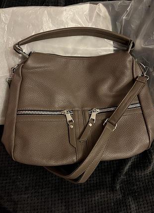 Сумка женская вместительная, качество люкс