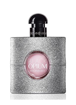 Парфюмированная вода для женщин yves saint laurent black opium glitter eua de parfume. объемом 90 ml. тестер.