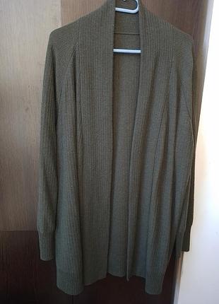 Кардиган шерсть, накидка батал, кардиган теплий