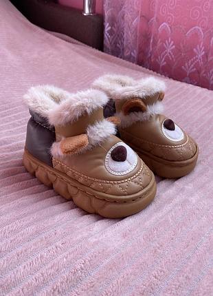 Зимові чобітки на хлопчика 24-25 розмір