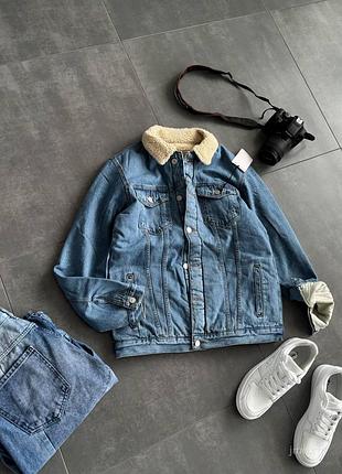 Куртка джинсовая с мехом