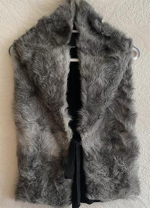 High, кутюрний, авангардний жилет, натуральне хутро, italy