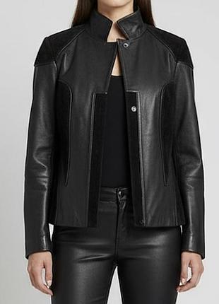 Куртка осенне весенняя натуральная гладкая кожа/ замша / турция