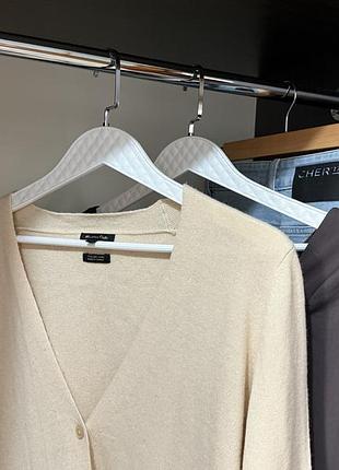 Кардиган з вовни і кашеміру massimo dutti