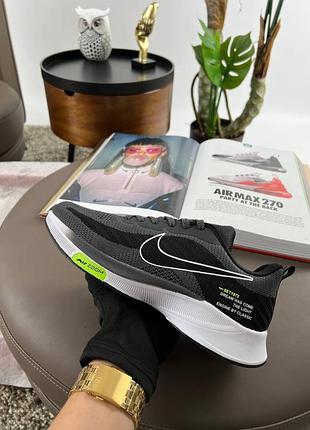 Мужские кроссовки nike zoom running grey black white распродаж