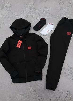 Чоловічий костюм hugo boss фліс теплий