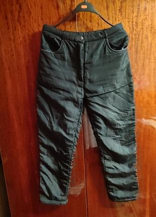 Теплые зимние брюки,на флисе.женщи.