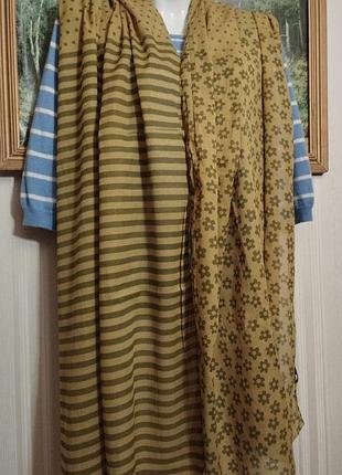 Легкий великий палантин gudrun sjödén органічна бавовна