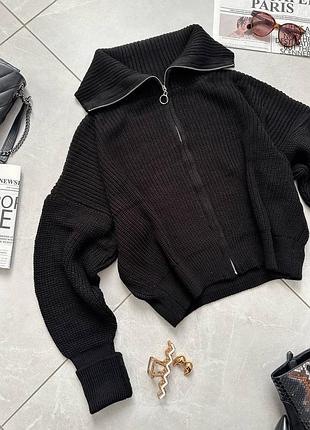 Базовая женская кофта оверсайз 7