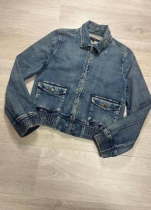 Женская джинсовая куртка grab