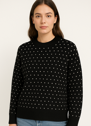 Светр в горошок