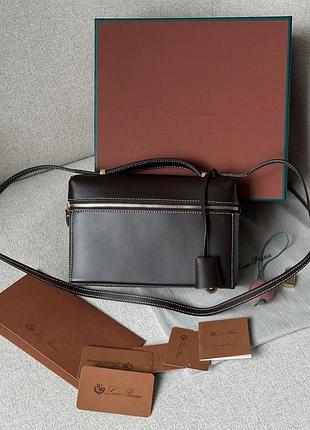 Шкіряна сумка клатч коробка 23 з верхньою ручкою через плече lp