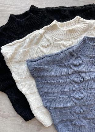 Светр-жилет без рукавів