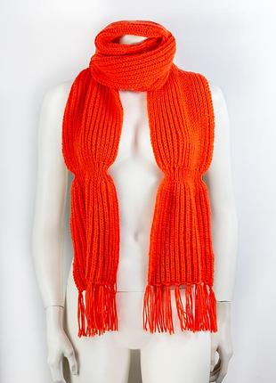 Шарф теплий жіночий в'язаний цікавий, ручна робота