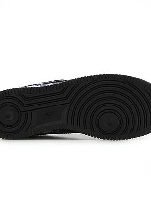 Nike air force 1 low х comme des garçons supreme black 4