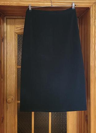 Теплая вязаная юбка