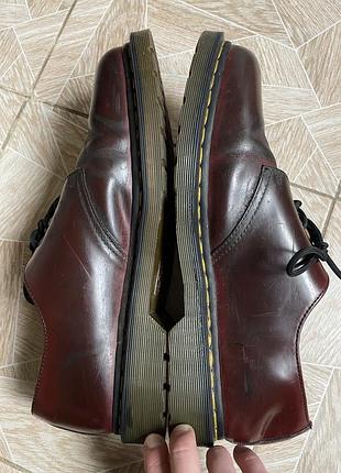 Ботинки dr. martens 1461 3-eye cherry red smooth leather us12/eu 46/cm 30 5