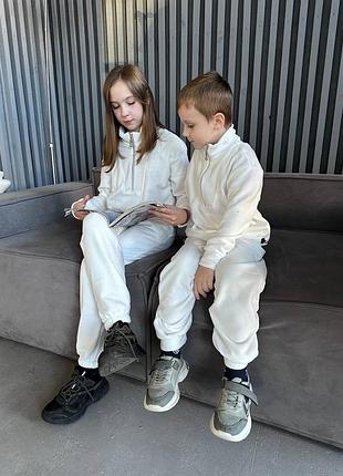 Теплый флисовый подростковый термо костюм, в цветах