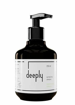 Нормалізуючий шампунь deeply normalizing shampoo для жирного волосся з екстрактом чайного дерева, 250 мл