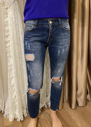 Рвані джинси liu-jo, стегна:86-90см