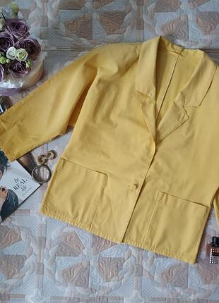 Жакет женский хлопковый винтаж