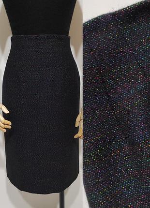 Винтажная шерстяная юбка/винтаж