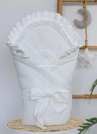 Конверт мусліновий , молочний