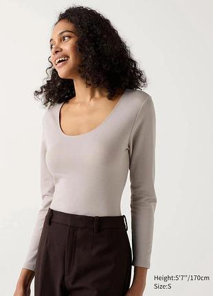 Лонгслив термо heattech extra warm uniqlo