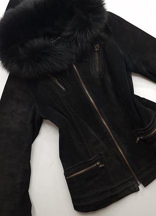 Куртка натуральный замш мех