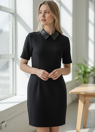 Asos черное вискозное практичное платье новое с бирками,