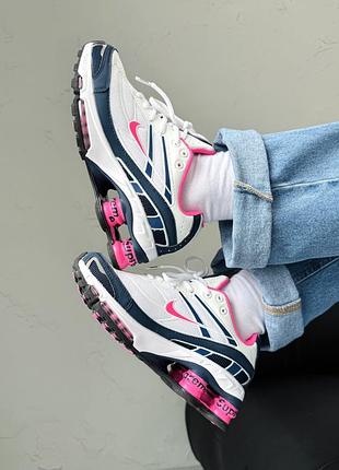 Nike shox ride 2 sp x supreme white/blue/pink