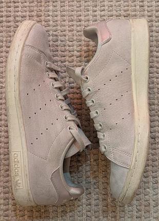 Замшеві кеди adidas, колекція stan smith