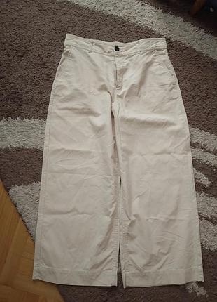 Брюки палаццо, коттон+лиоцелл, штаны широкие, бриджи