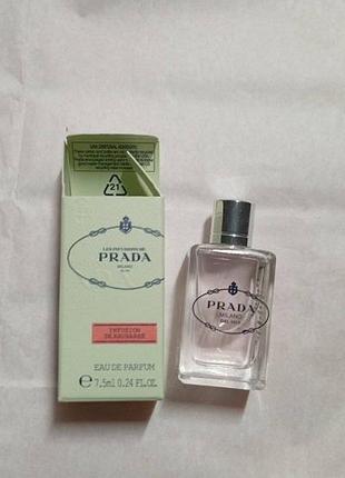 Миниатюра 7.5 мл prada infusion de rhubarbe eau de parfum.