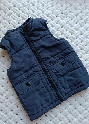 Утеплена безрукавка жилетка для хлопчика 12-18 місяців, зріст 86 см
