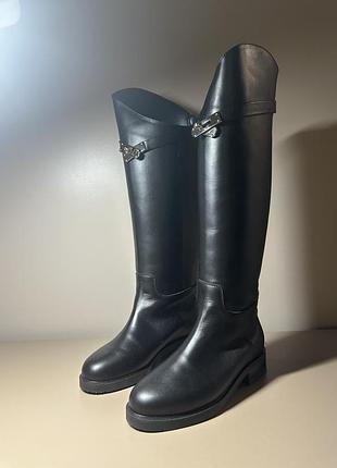 Жіночі шкіряні чоботи 38 розмір