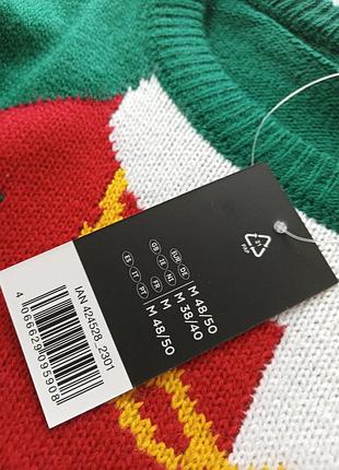 Светр новорічний принт 3