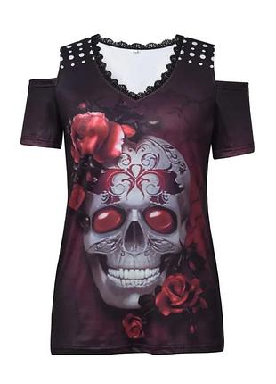 Футболка/кофта готична з черепом