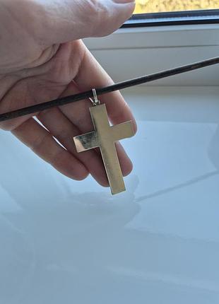 Массивный крестик. серебро 925 проба
