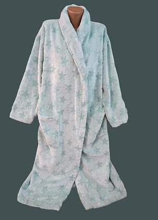 Теплий довгий халат жіночій