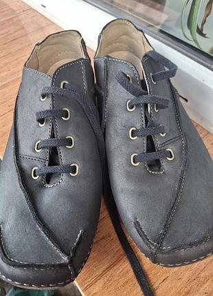 Кожаные туфли clarks active air soft 40.5