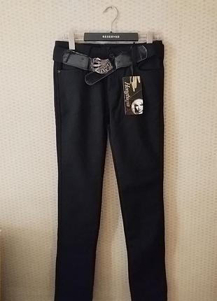 Штани, брюки, всередині з начосом теплі розмір 30